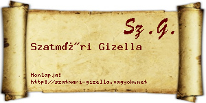 Szatmári Gizella névjegykártya